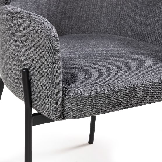 Jedálenská stolička Granda sivá