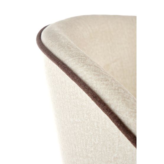 Jedálenská stolička MARINO - medový dub/krémová