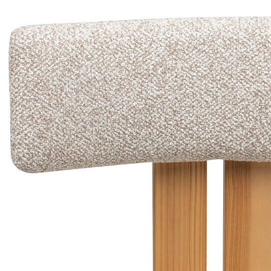 Jedálenská stolička Matteo, béžovo-krémová/prírodná