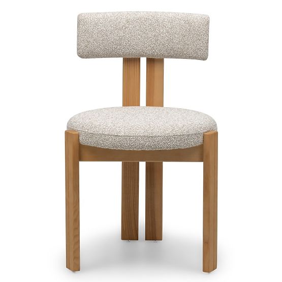 Jedálenská stolička Matteo, béžovo-krémová/prírodná