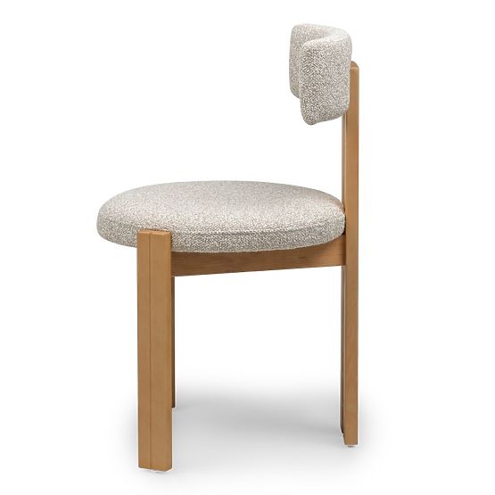 Jedálenská stolička Matteo, béžovo-krémová/prírodná