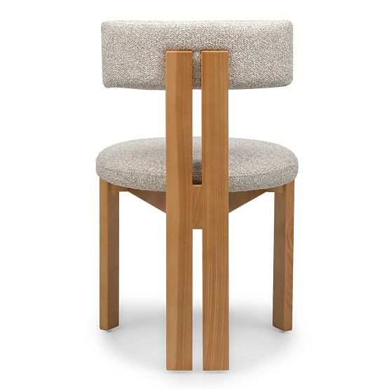 Jedálenská stolička Matteo, béžovo-krémová/prírodná