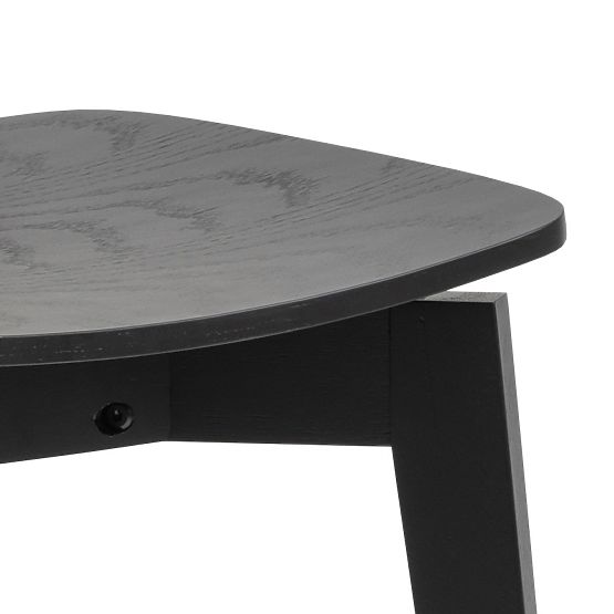 Jedálenská stolička Roxby čierna