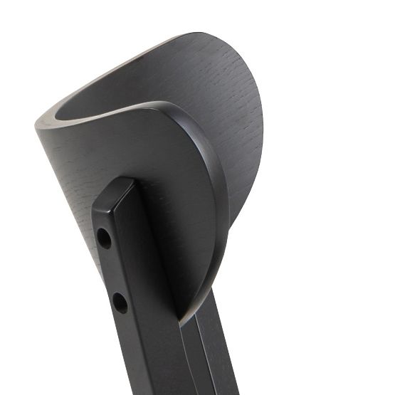 Jedálenská stolička Roxby čierna