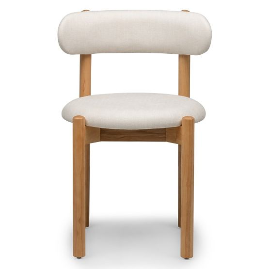 Jedálenská stolička Yoko, krémová/prírodná