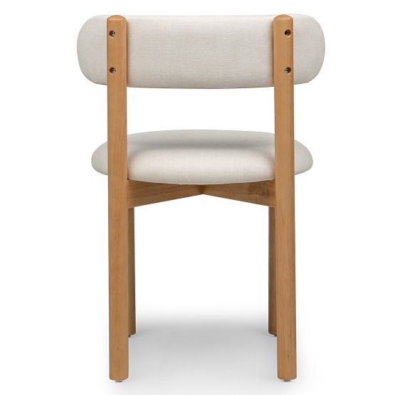 Jedálenská stolička Yoko, krémová/prírodná