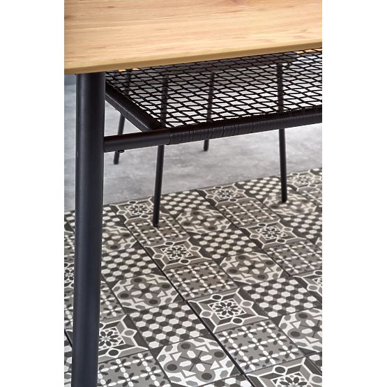 Jedálenský stôl JACKSON - zlatý dub/čierny