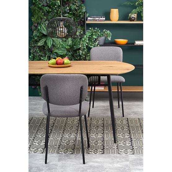 Jedálenský stôl JACKSON - zlatý dub/čierny