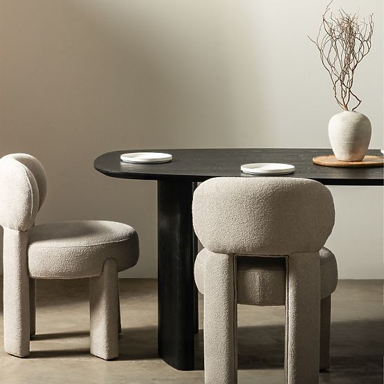 Jedálenský stôl Oriento 200 cm, oválny, jaseňová dyha