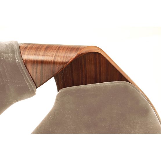 K396 stolička orechová / béžová (1p=1ks)