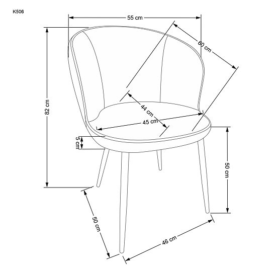 K506 stolička viacfarebná (1p=2ks)