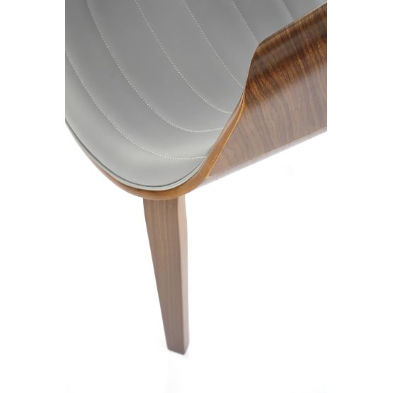 K544 stolička sivá / orechová (1p=1ks)