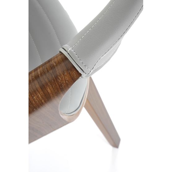 K544 stolička sivá / orechová (1p=1ks)