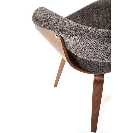 K545 stolička sivá / orechová (1p=1ks)