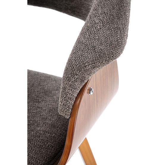 K545 stolička sivá / orechová (1p=1ks)