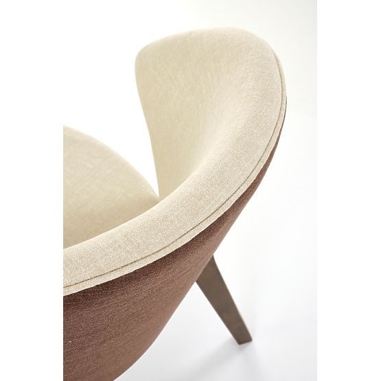 K583 stolička, orechová / hnedá / béžová (1p=2ks)