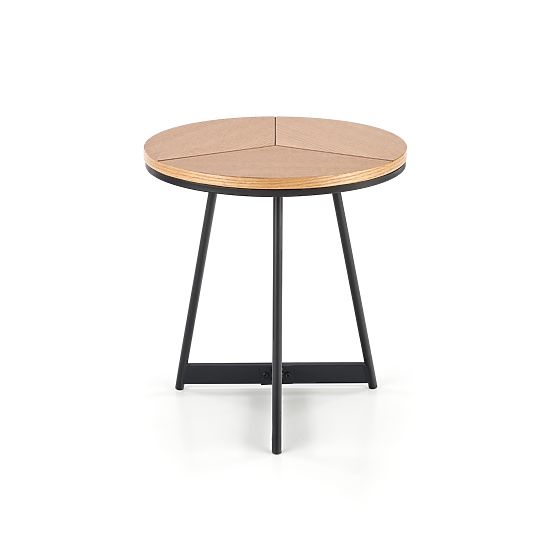 KARIDA-S konferenčný stolík dub prírodný/čierny (1p=1ks)