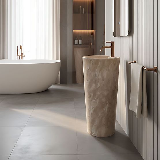 Keramické Voľne Stojace Umývadlo Blanka Savana Matt