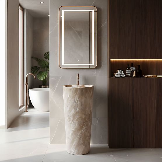 Keramické Voľne Stojace Umývadlo Blanka Savana Matt