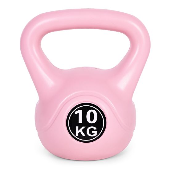 Kettlebell činka 10 kg na cvičenie ružová ModernHome
