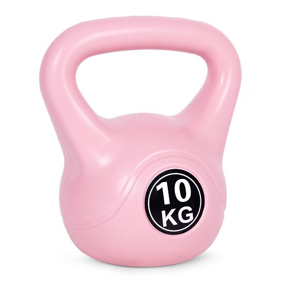 Kettlebell činka 10 kg na cvičenie ružová ModernHome