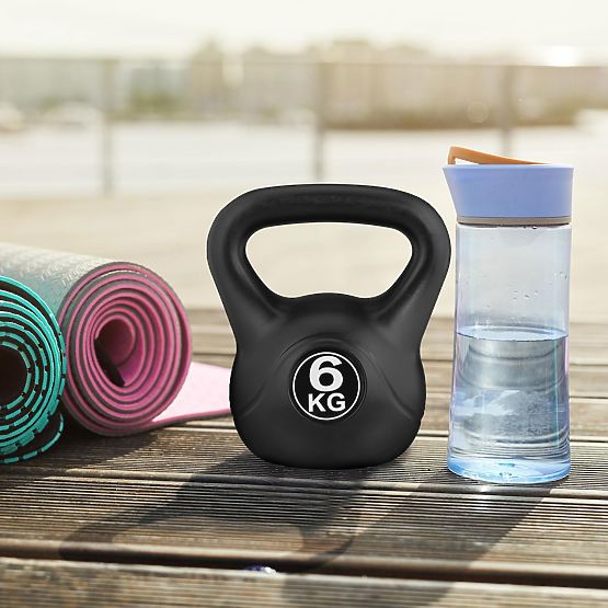 Kettlebell činka 6 kg na cvičenie guľa závažie fitness ModernHome