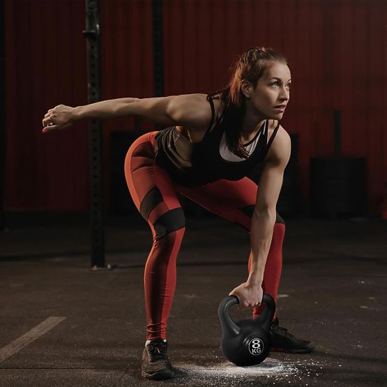 Kettlebell činka 8 kg na cvičenie guľa závažie fitness ModernHome