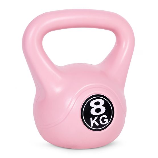 Kettlebell činka 8 kg na cvičenie ružová ModernHome