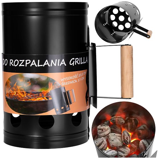 Komín na zapaľovanie grilu KORTEN