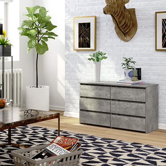 KOMODA CL100 6SZ PK BETÓN