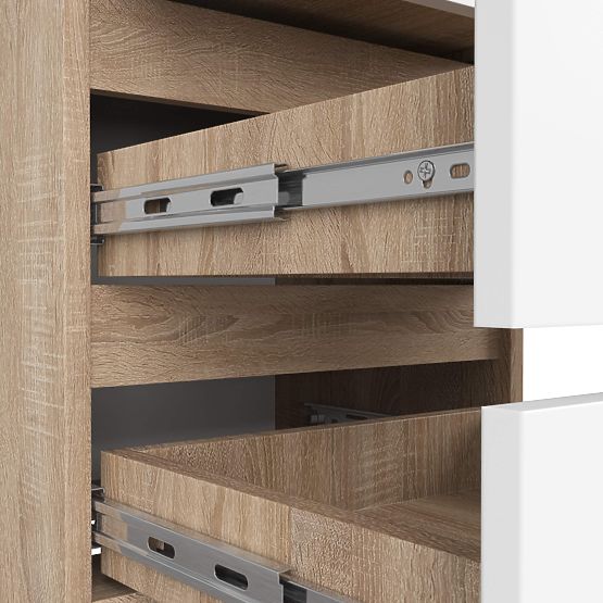 KOMODA CL3/40 PK DUB SONOMA / BIELA