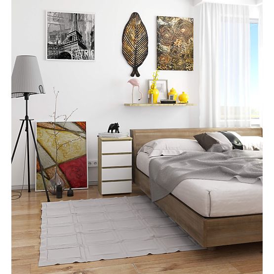 KOMODA CL4 PK DUB ARTISAN / BIELA