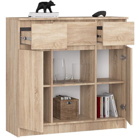 KOMODA K100 2D 3SZ 1P PK DUB SONOMA