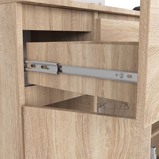 KOMODA K100 2D 3SZ 1P PK DUB SONOMA