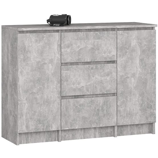 KOMODA K100 2D 3SZ PK BETÓN