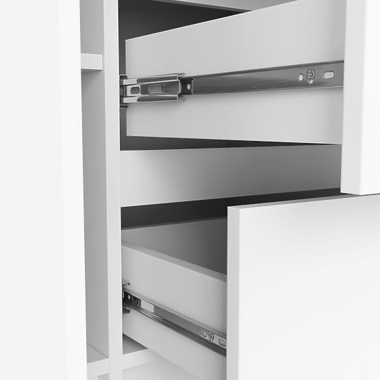 KOMODA K100 2D 3SZ PK BIELA