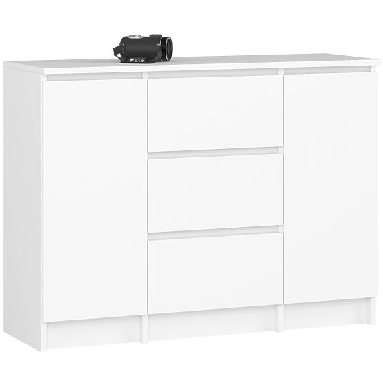 KOMODA K100 2D 3SZ PK BIELA