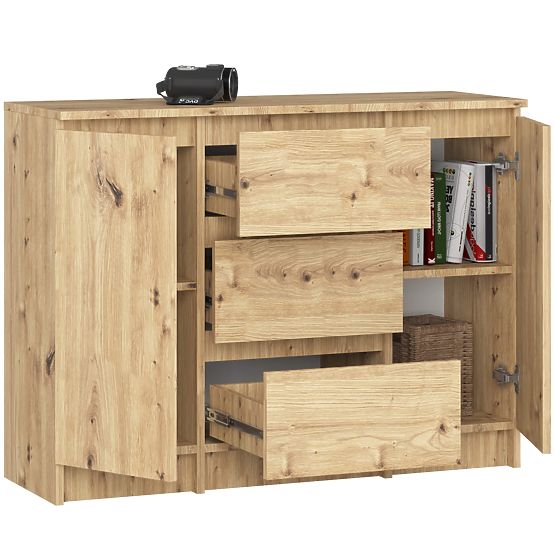 KOMODA K100 2D 3SZ PK DUB ARTISAN