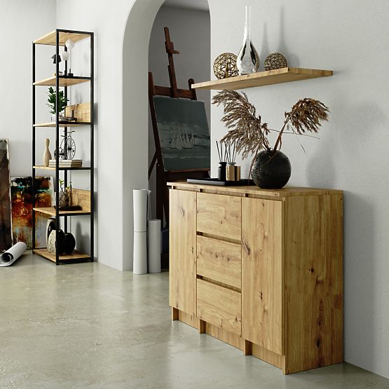 KOMODA K100 2D 3SZ PK DUB ARTISAN