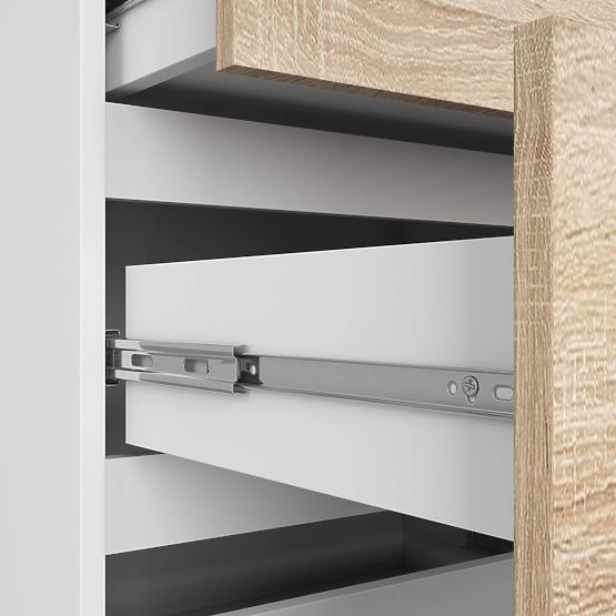 KOMODA K120 10SZ CLP PK BIELA / SONOMA