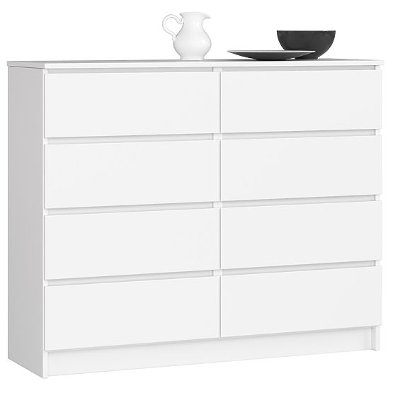 KOMODA K120 8SZ PK BIELA