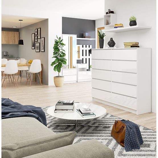 KOMODA K140 10SZ CLP PK BIELY LESK