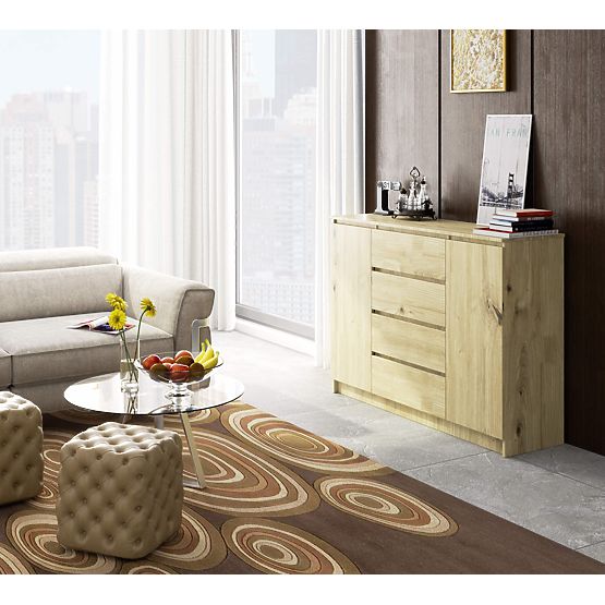 KOMODA K140 2D 4SZ CLP PK DUB ARTISAN