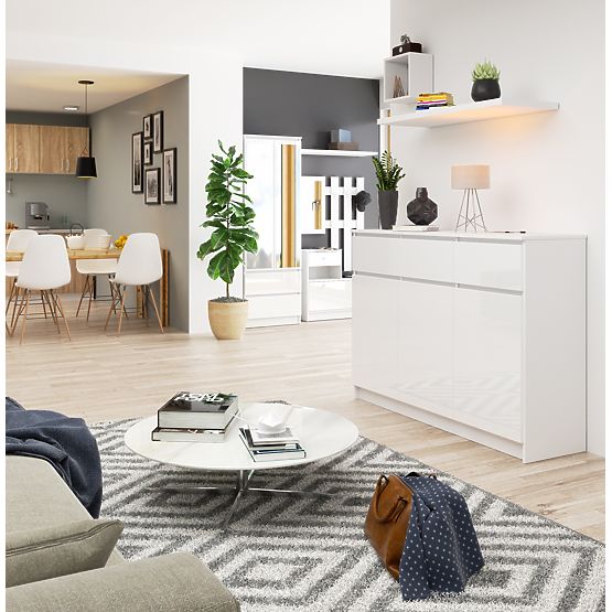 KOMODA K140 3D 3SZ CLP PK BIELY LESK