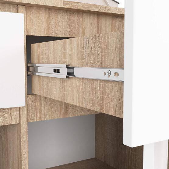 KOMODA K140 3D 3SZ CLP PK SONOMA / BIELA