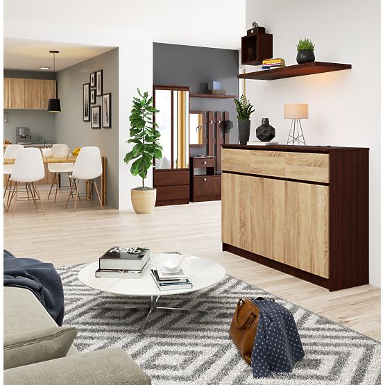 KOMODA K140 3D 3SZ CLP WENGE / SONOMA