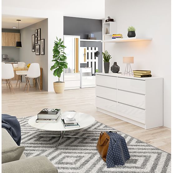 KOMODA K140 6SZ CLP PK BIELY LESK