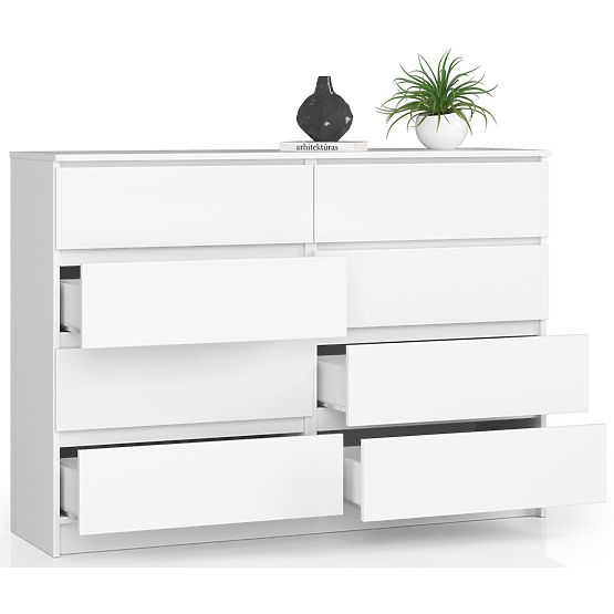 KOMODA K140 8SZ CLP PK BIELA