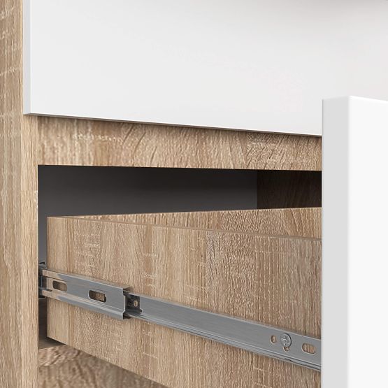 KOMODA K140 8SZ CLP PK SONOMA / BIELA