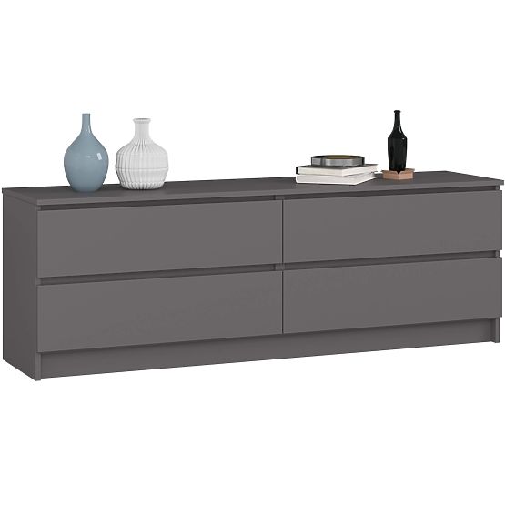 KOMODA K160 4SZ CLP PK GRAFITOVÁ ŠEDÁ